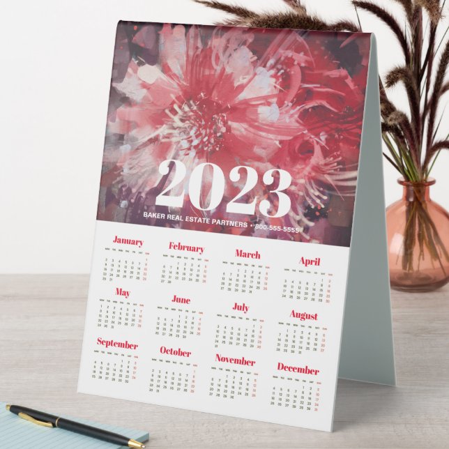 Plaque De Table Calendrier 2023 (En SItu (Tableau))