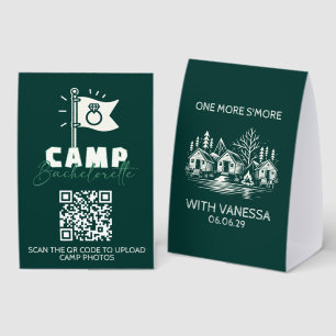Plaque De Table Camp de vacances pour filles