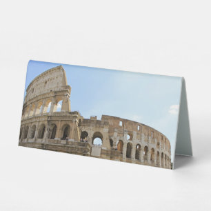 Plaque De Table Carte postale Colesseum