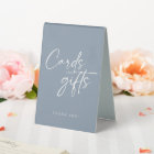 Cartes et cadeaux minimaux Dusty Blue Modern Scrip