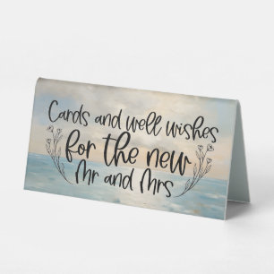 Plaque De Table Cartes et voeux pour le nouveau M. et Mme.