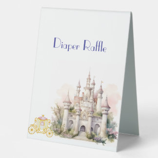 Plaque De Table Castle et transport Twin Baby shower
