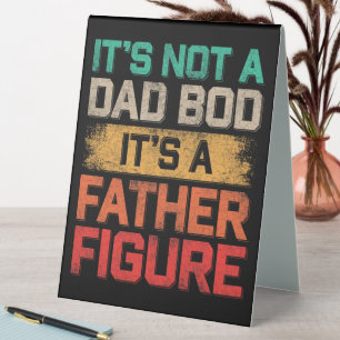 Plaque De Table Ce n'est pas un papa Bod C'est un père Figure drôl