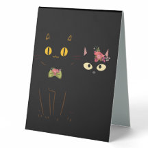 Charming Black Cats Yellow Eyes