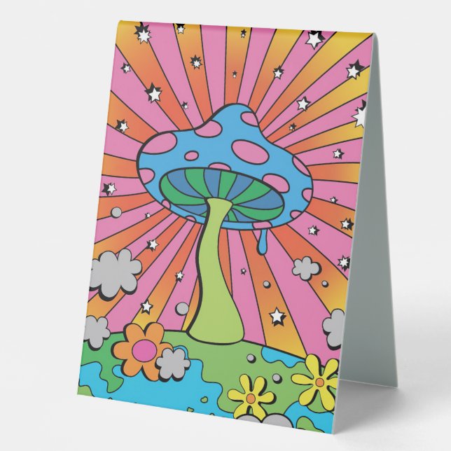 Plaque De Table Chasseur de champignons Kidcore Champignon (Recto)