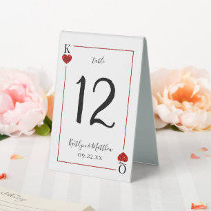 Plaque De Table Collection de Mariages de cartes de lecture Monogr