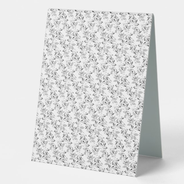 Plaque De Table Conception de langue Vingt (Recto)