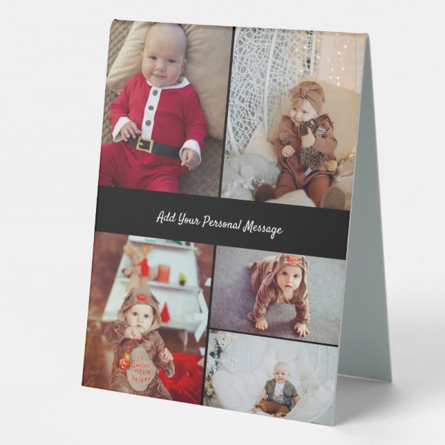 Plaque De Table Concevez votre propre collection photo 5 (Verso)