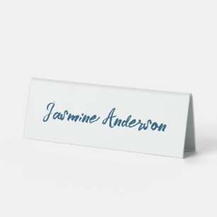 Plaque De Table Couleur bleu océan minimaliste moderne