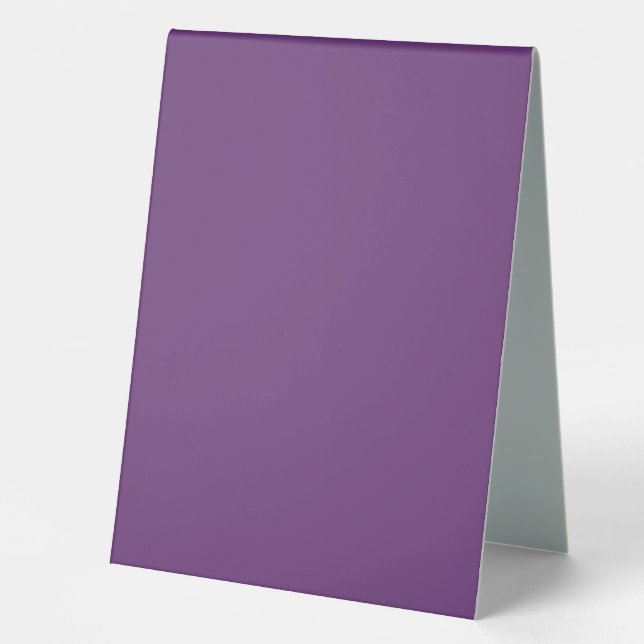 Plaque De Table Couleur uni amarante violet foncé (Recto)