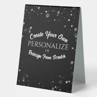 Plaque De Table Créer une personnalisation personnalisée