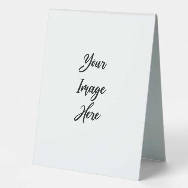 Plaque De Table Créez le Vôtre (Recto)