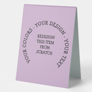 Plaque De Table Créez votre propre