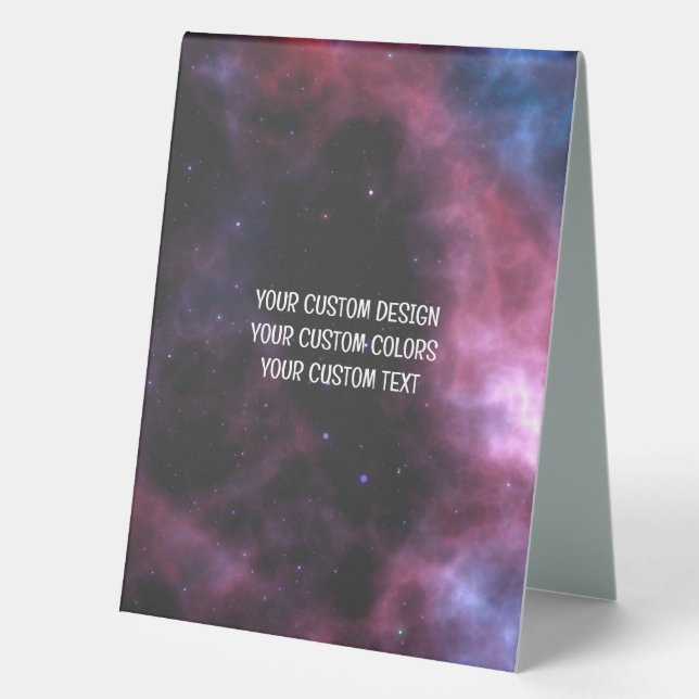 Plaque De Table Créez votre propre personnalisation (Recto)