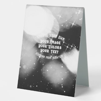 Plaque De Table Créez votre propre personnalisation