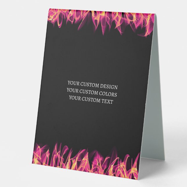 Plaque De Table Créez votre propre personnalisation (Recto)