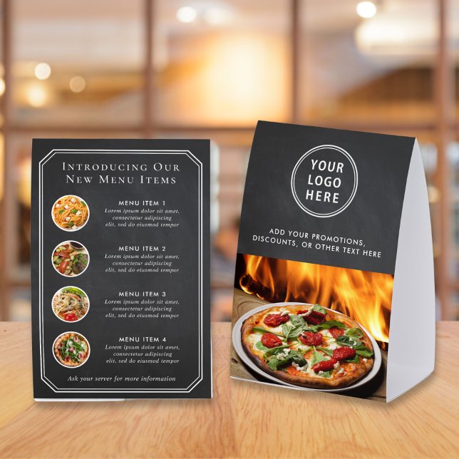 Plaque De Table Custom Restaurant Promo Chalkboard (Créateur téléchargé)