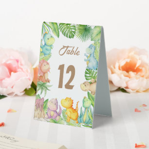 Plaque De Table Dinosaur Baby