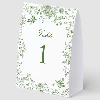 Plaque De Table Douce Fête de Bébé aux Fleurs Vintage de Toile de