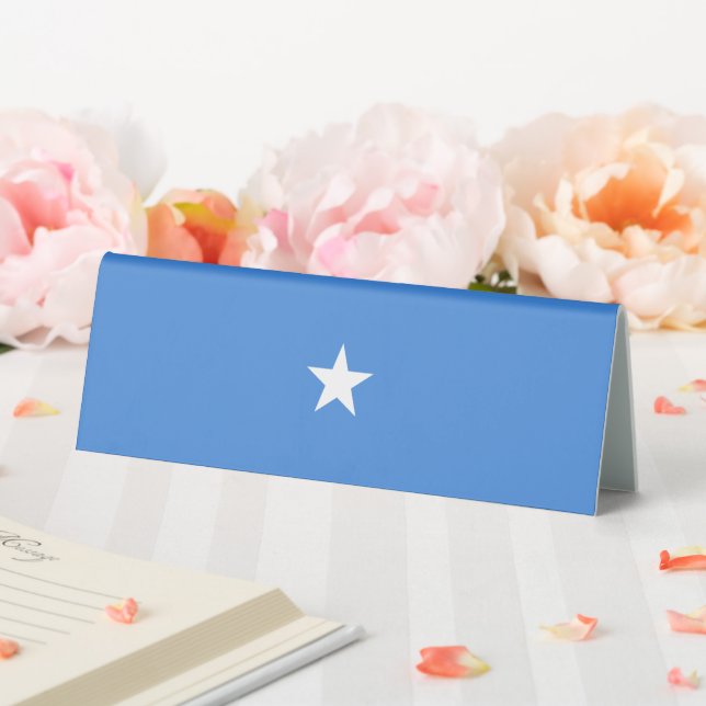 Plaque De Table Drapeau de Somalie (In SItu (Mariage))