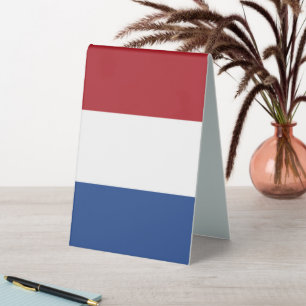 Plaque De Table Drapeau des Pays-Bas