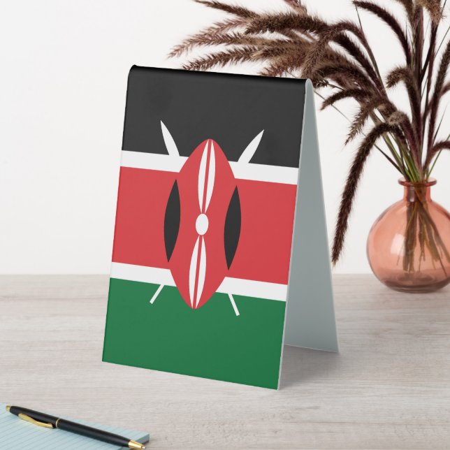 Plaque De Table Drapeau du Kenya (En SItu (Tableau))