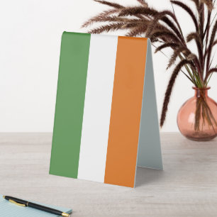 Plaque De Table Drapeau irlandais