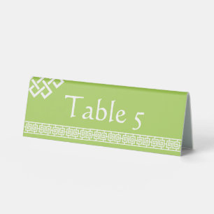 Plaque De Table Élégance chinoise dans l'enseigne de table en péri