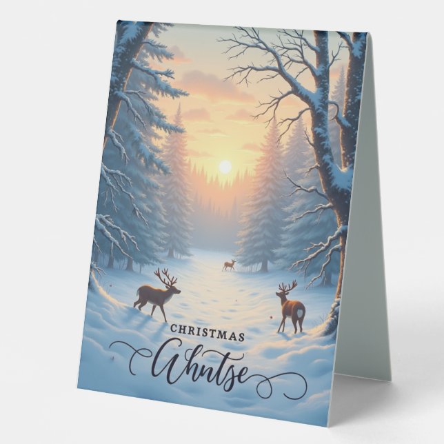 Plaque De Table élégant (Recto)