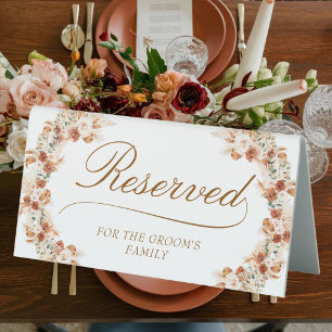 Plaque De Table Élégant Mariage de calligraphie Siège réservé