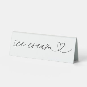 Plaque De Table Enseigne en acrylique pour mariage de nourriture d