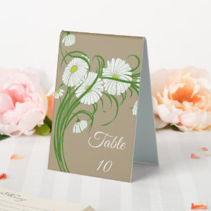 Plaque De Table Ensemble de mariage Fleurs de Marguerite de Gerber