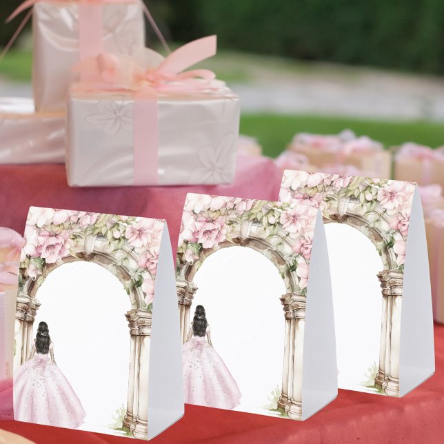 Plaque De Table Fille princesse robe fête DIY écrivez votre propre (Créateur téléchargé)