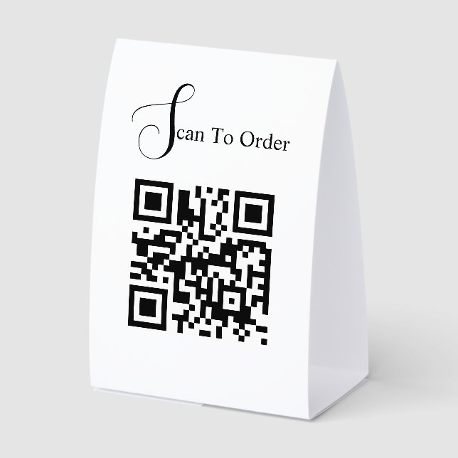 Plaque De Table Fully custom Order to pay (Recto)