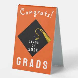Plaque De Table Graduation Congrats Décor