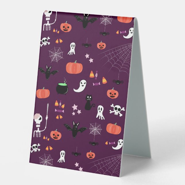 Plaque De Table Halloween (Recto)