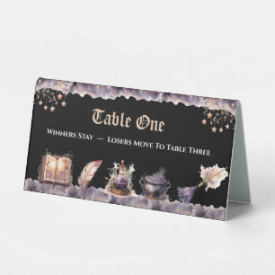 Plaque De Table Halloween Table Un Bunco