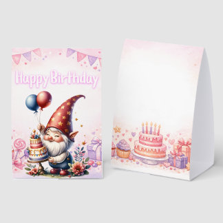 Plaque De Table Happy Birthday sign