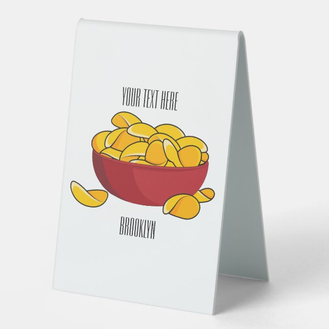 Plaque De Table Illustration d'une puce de pomme de terre (Recto)