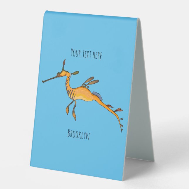 Plaque De Table Illustration Weedy seadragon (Recto)