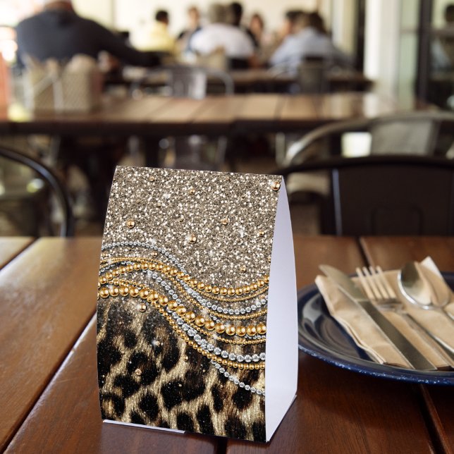 Plaque De Table Impression d'animal de léopard tendance Belle (Insitu (restaurant))
