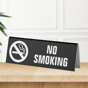 Plaque De Table Interdiction de fumer