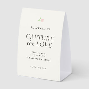 Plaque De Table Ivory Capture the Love Mariage dessus de table