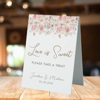 Plaque De Table Jardin d'été Aquarelle Mariage floral