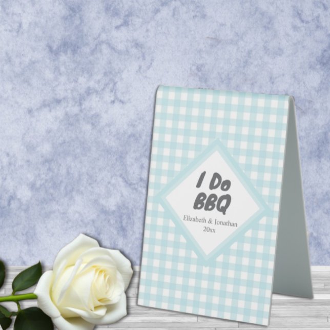 Plaque De Table Je fais du barbecue (Créateur téléchargé)