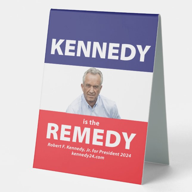 Plaque De Table Kennedy est le panneau de table Remedy (Recto)