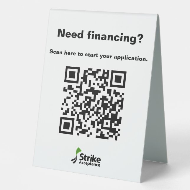 Plaque De Table Kiosque de grève - Panneau de tente de table (Recto)