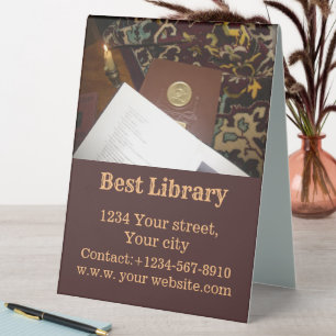 Plaque De Table Livres du dernier siècle