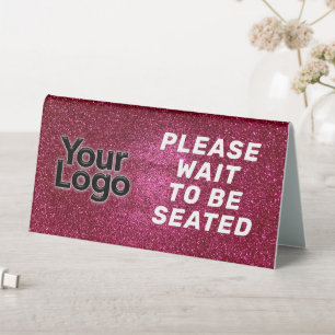 Plaque De Table Logo d'affaires personnalisé Restaurant Café Profe