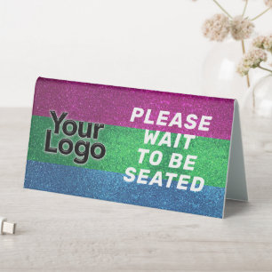 Plaque De Table Logo d'affaires personnalisé Restaurant Café Profe